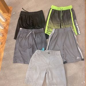 5 pairs of Boys Athletic Shorts